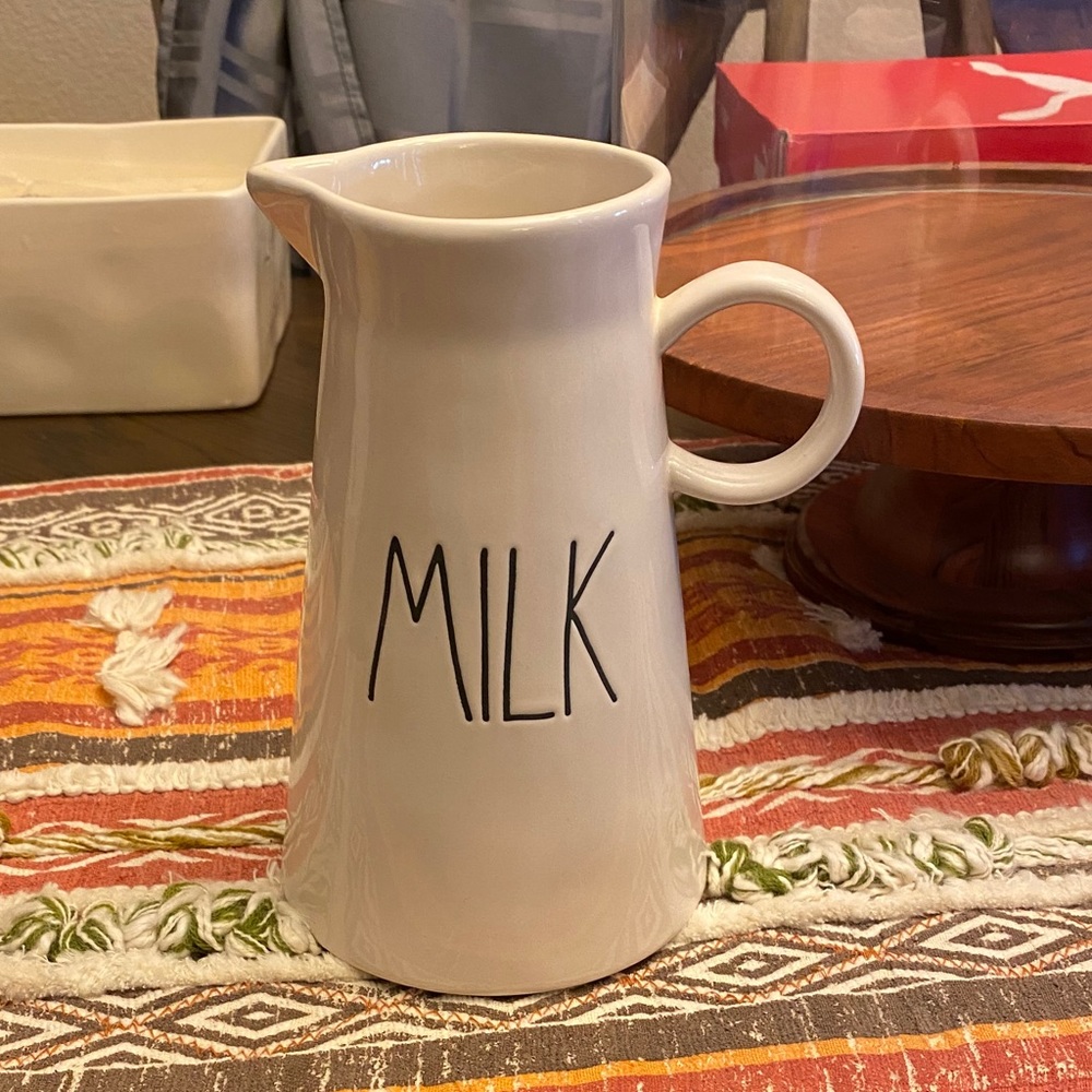 Rae dunn milk pitcher